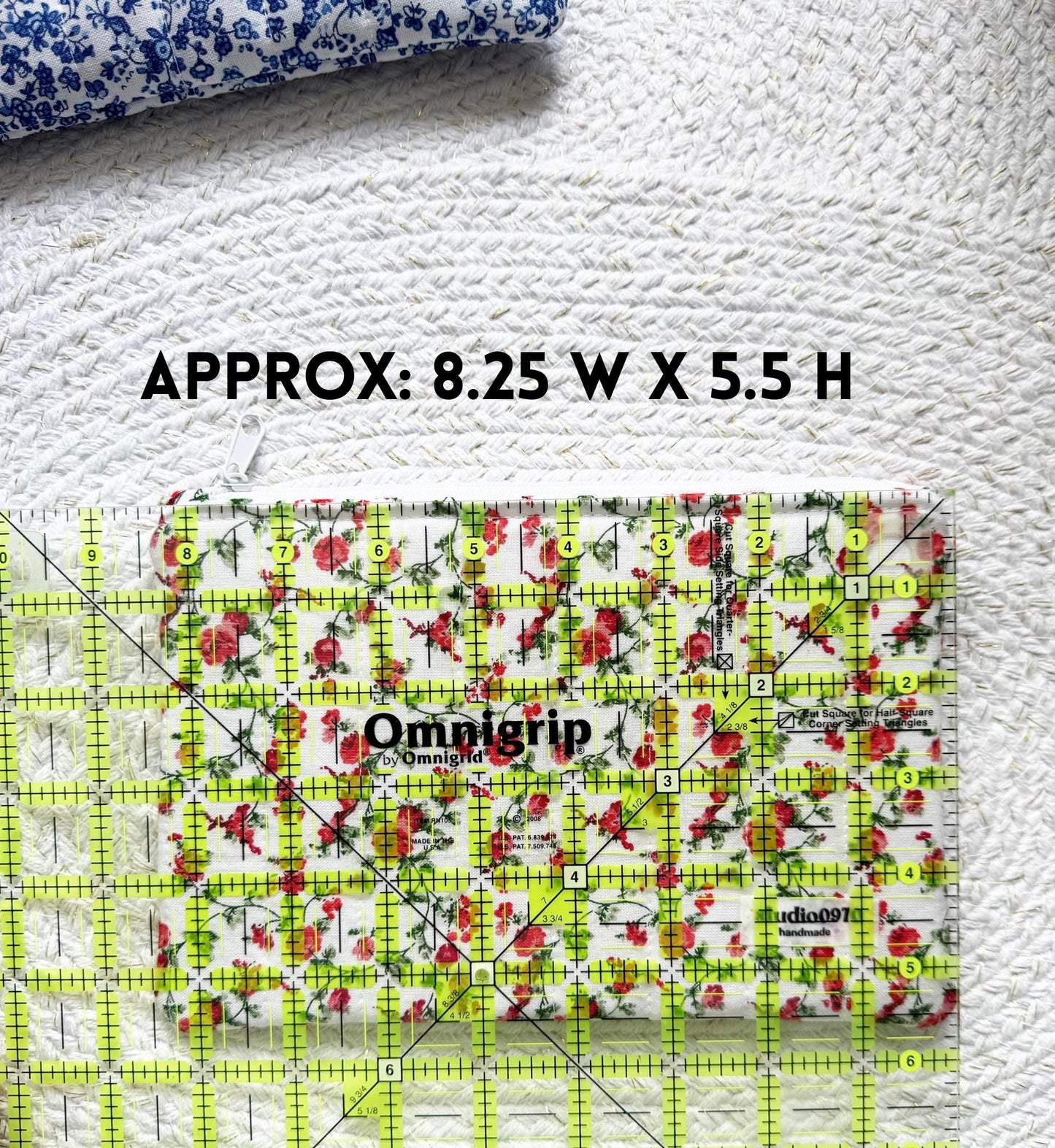 Small Quilted Zipper Pouches