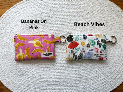 Mini Quilted Keychain Wallets