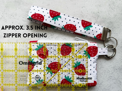 Mini Quilted Keychain Wallets