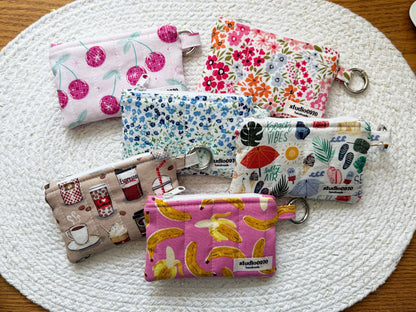Mini Quilted Keychain Wallets