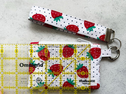 Mini Quilted Keychain Wallets