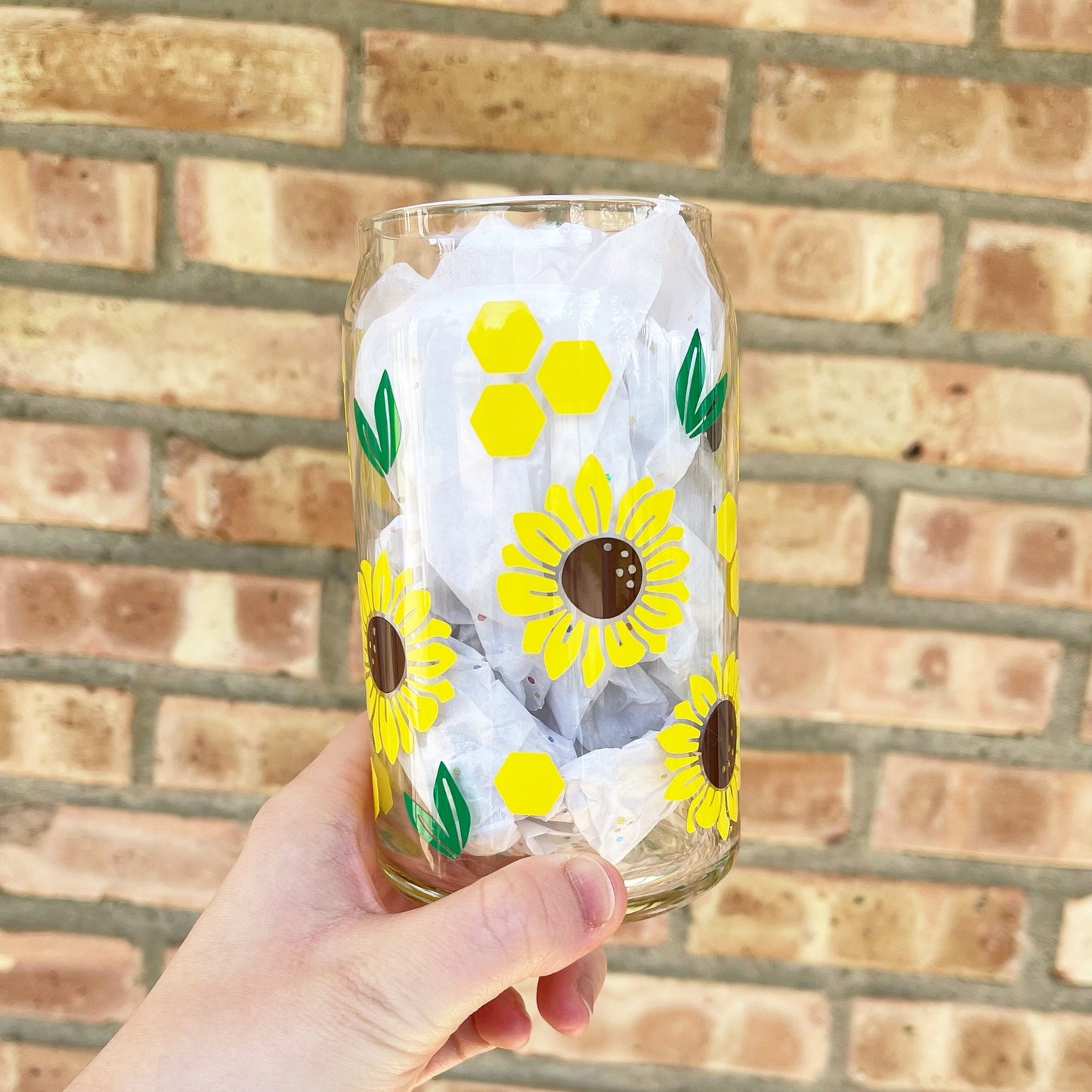 Sunflower Glass Cup