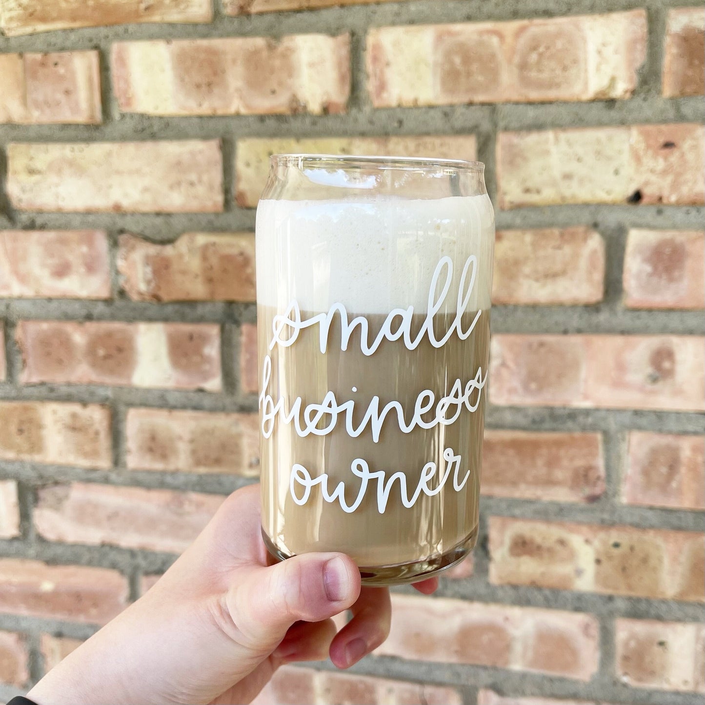 Small Business Glass CUP