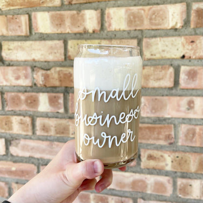 Small Business Glass CUP
