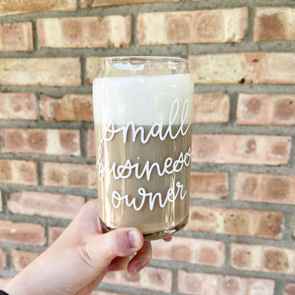 Small Business Glass CUP