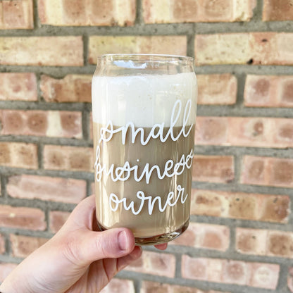 Small Business Glass CUP