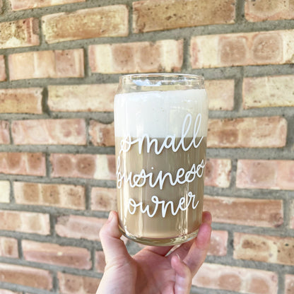 Small Business Glass CUP