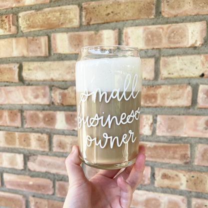 Small Business Glass CUP