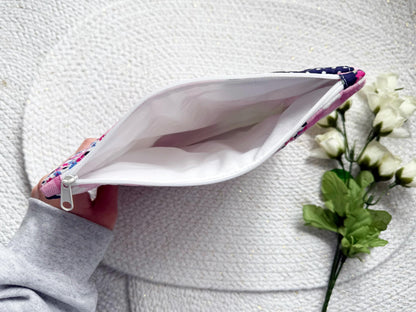 Preppy Patch Quilted Pouch