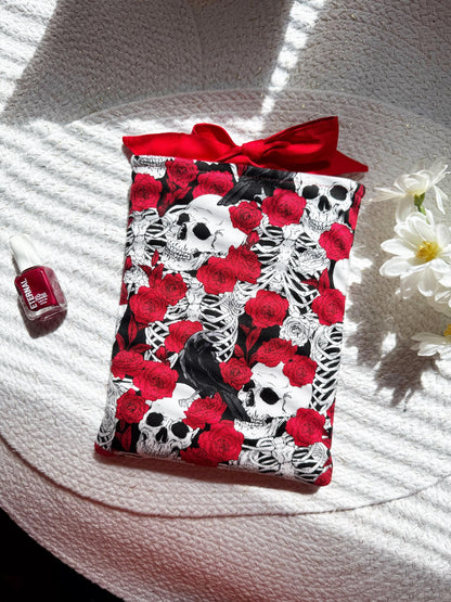 Skulls & Red Roses Book Sleeve
