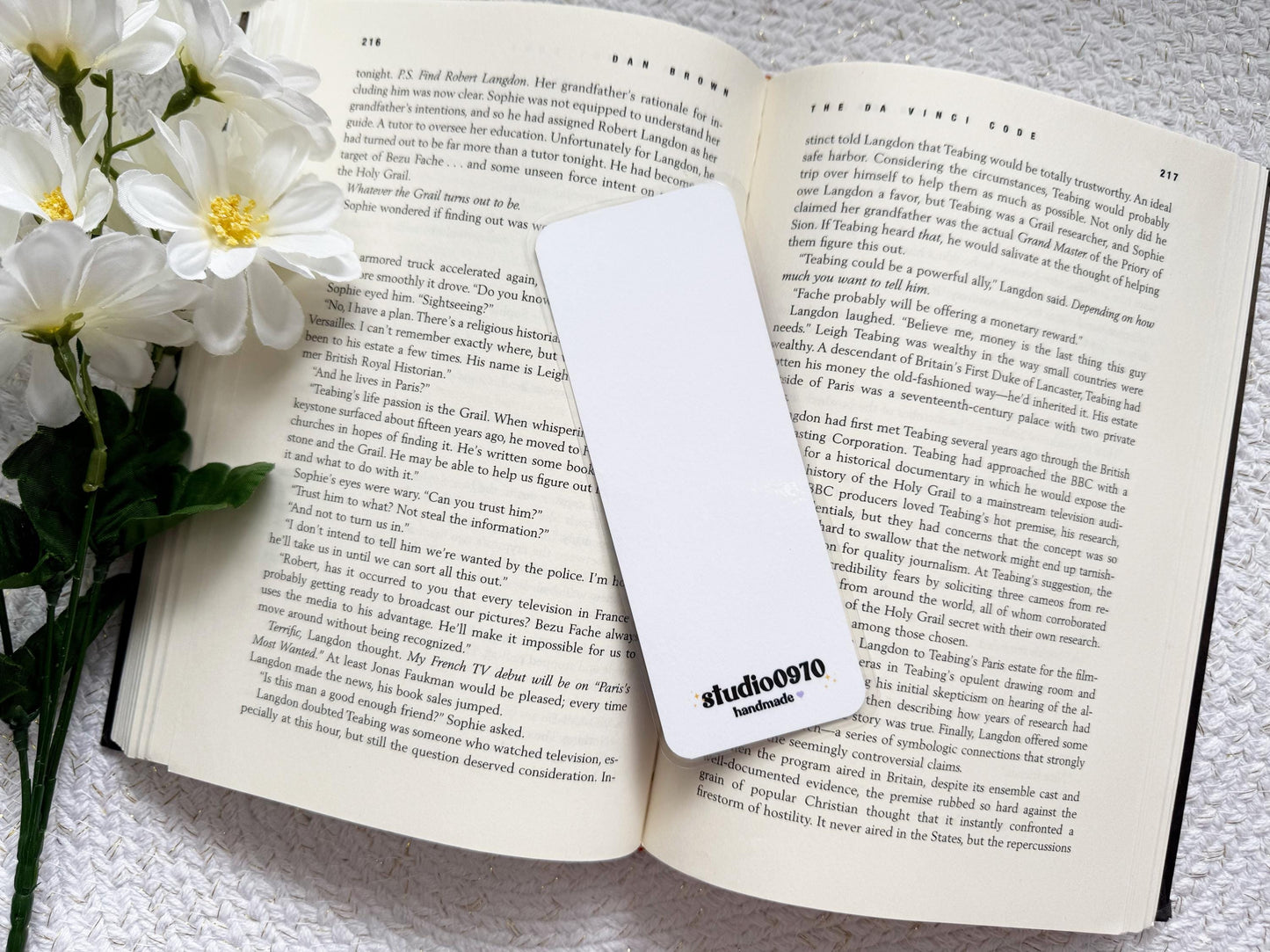 Iced Coffee Girly Laminated Bookmark