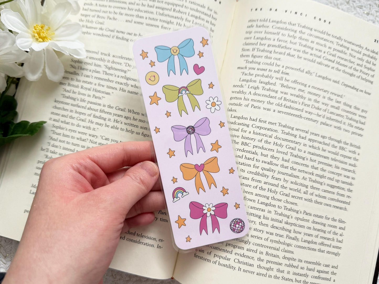 Cute Bows Laminated Bookmark
