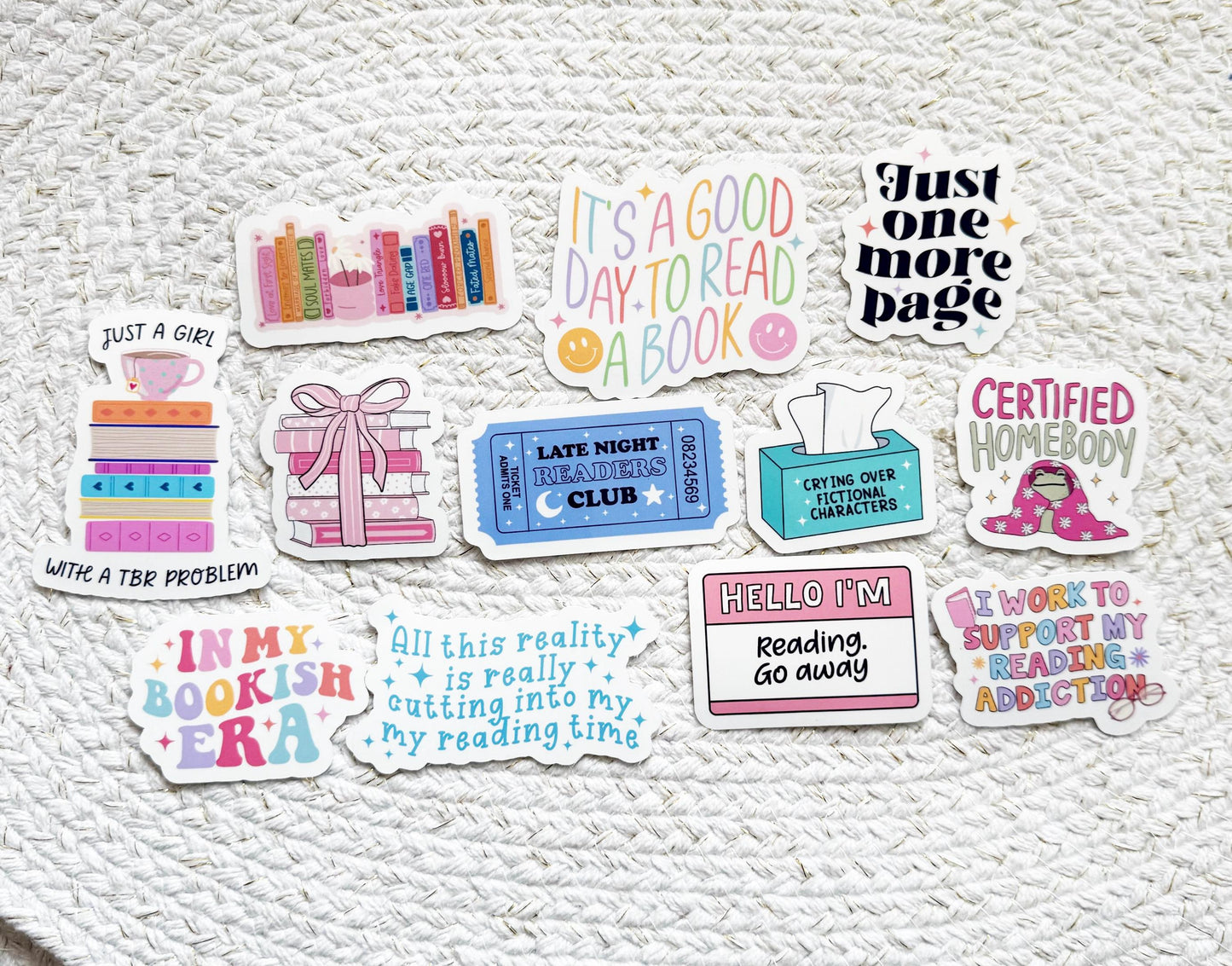 Bookish Vinyl Sticker Bundle Pack