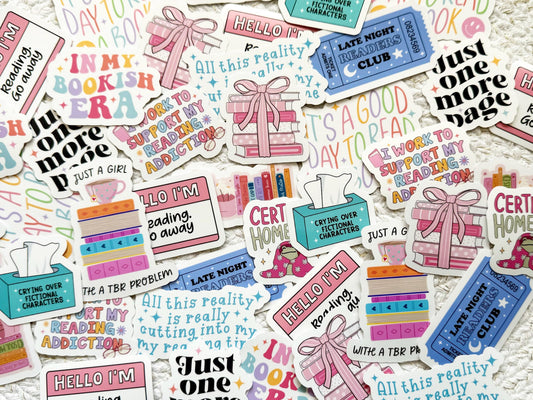 Bookish Vinyl Sticker Bundle Pack