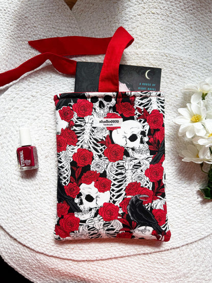 Skulls & Red Roses Book Sleeve