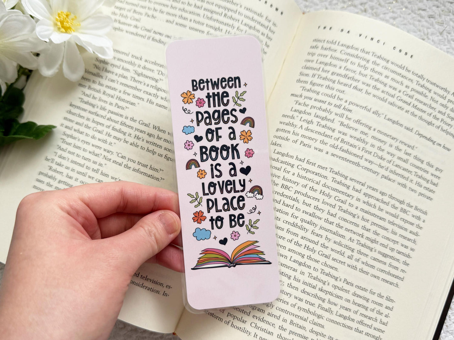 Between These Pages Laminated Bookmark