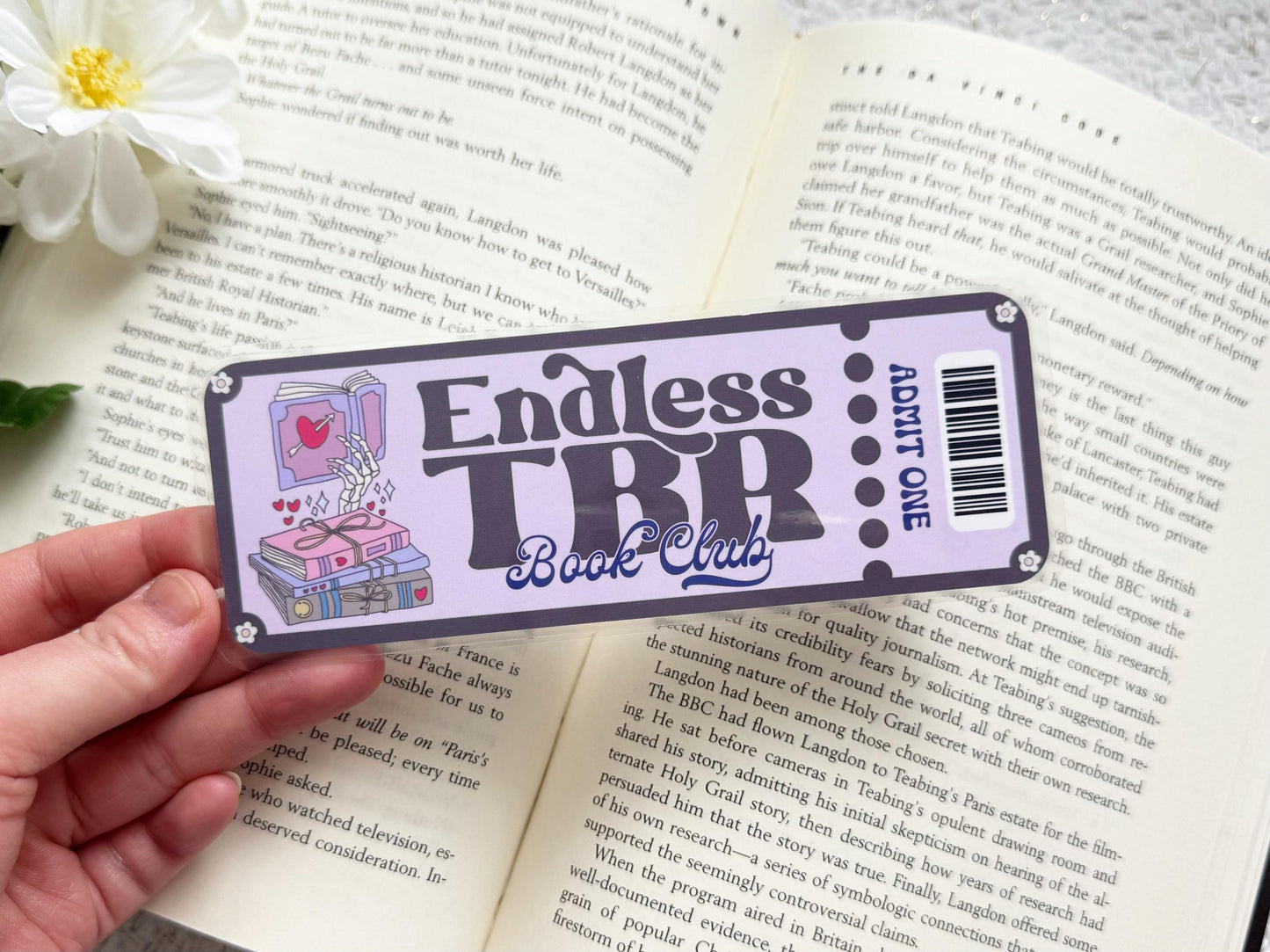 Endless TBR Book Club Laminated Bookmark