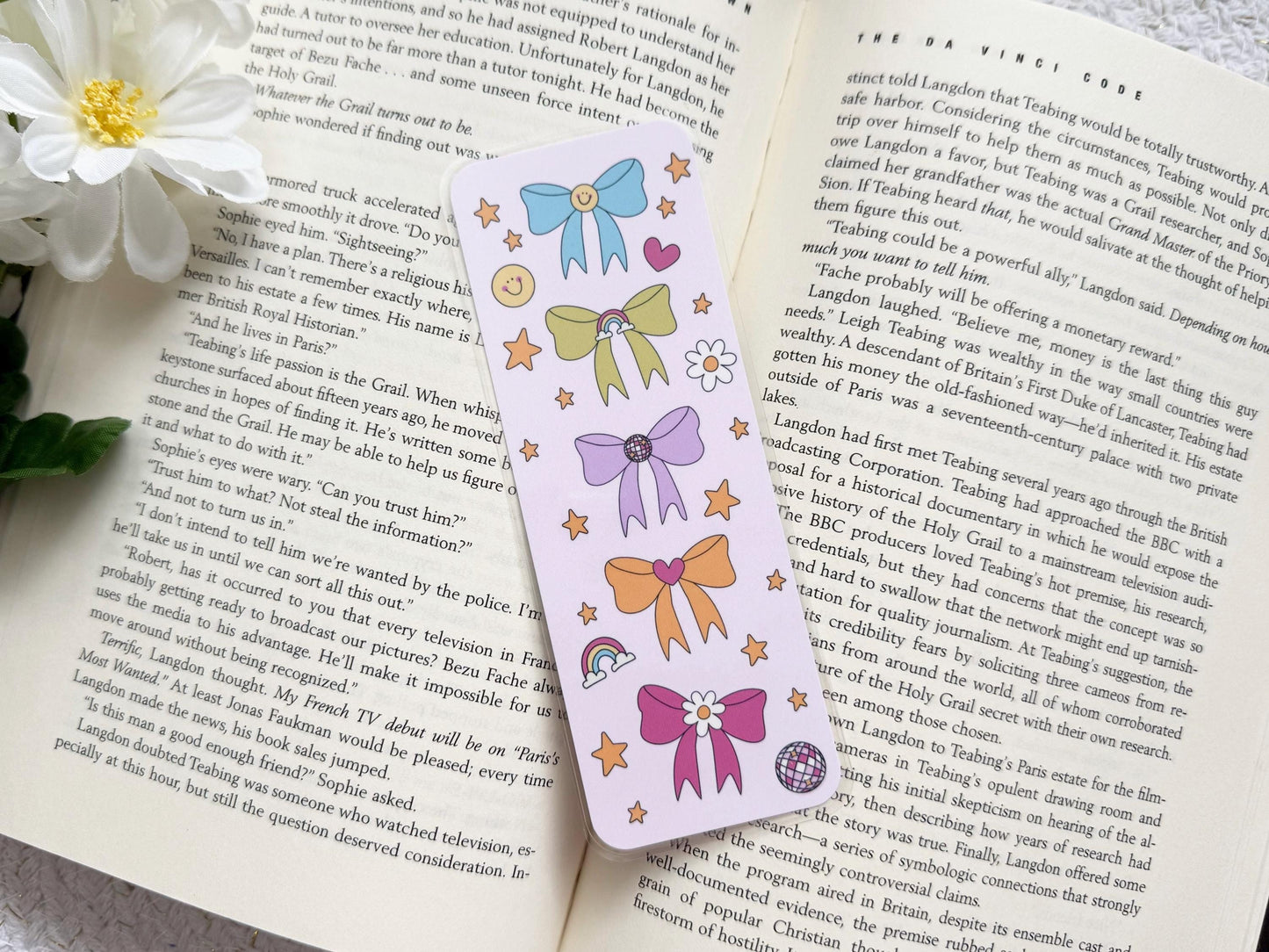 Cute Bows Laminated Bookmark