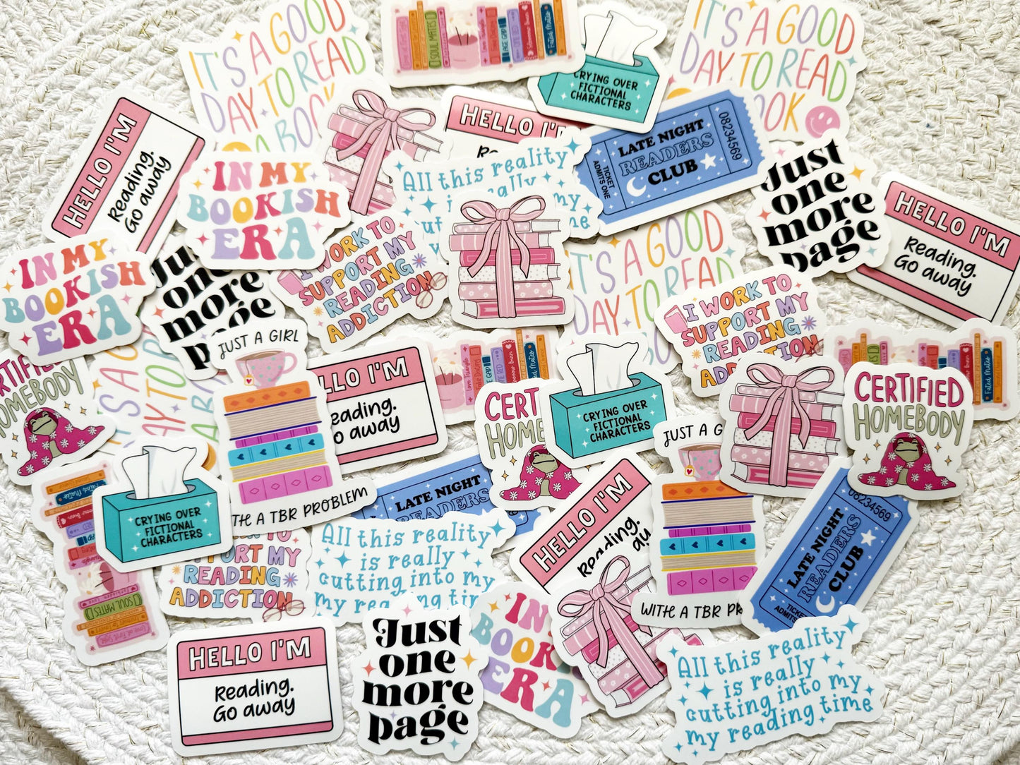 Bookish Vinyl Sticker Bundle Pack