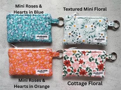 Mini Quilted Keychain Wallets