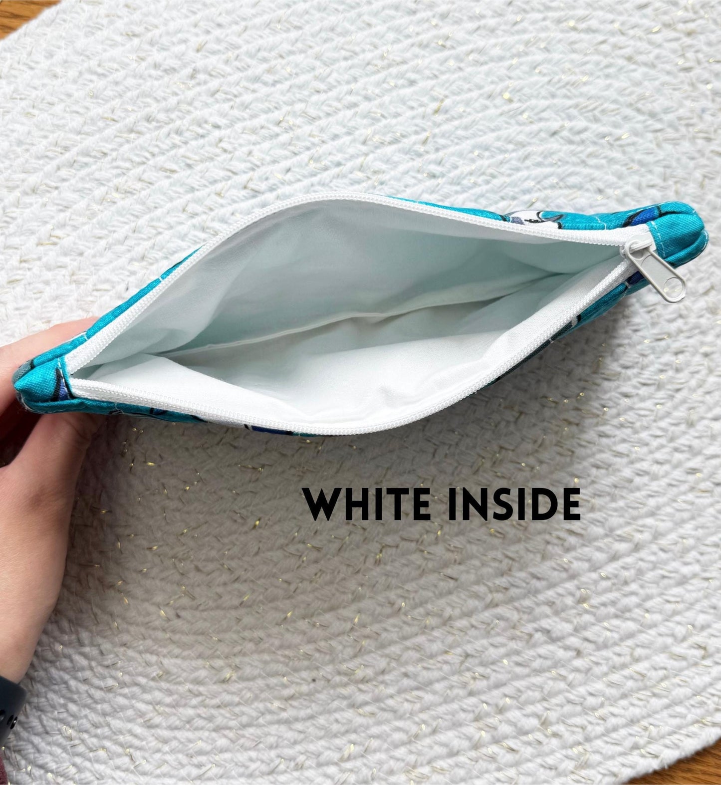 Packed Sharks Quilted Pencil Case