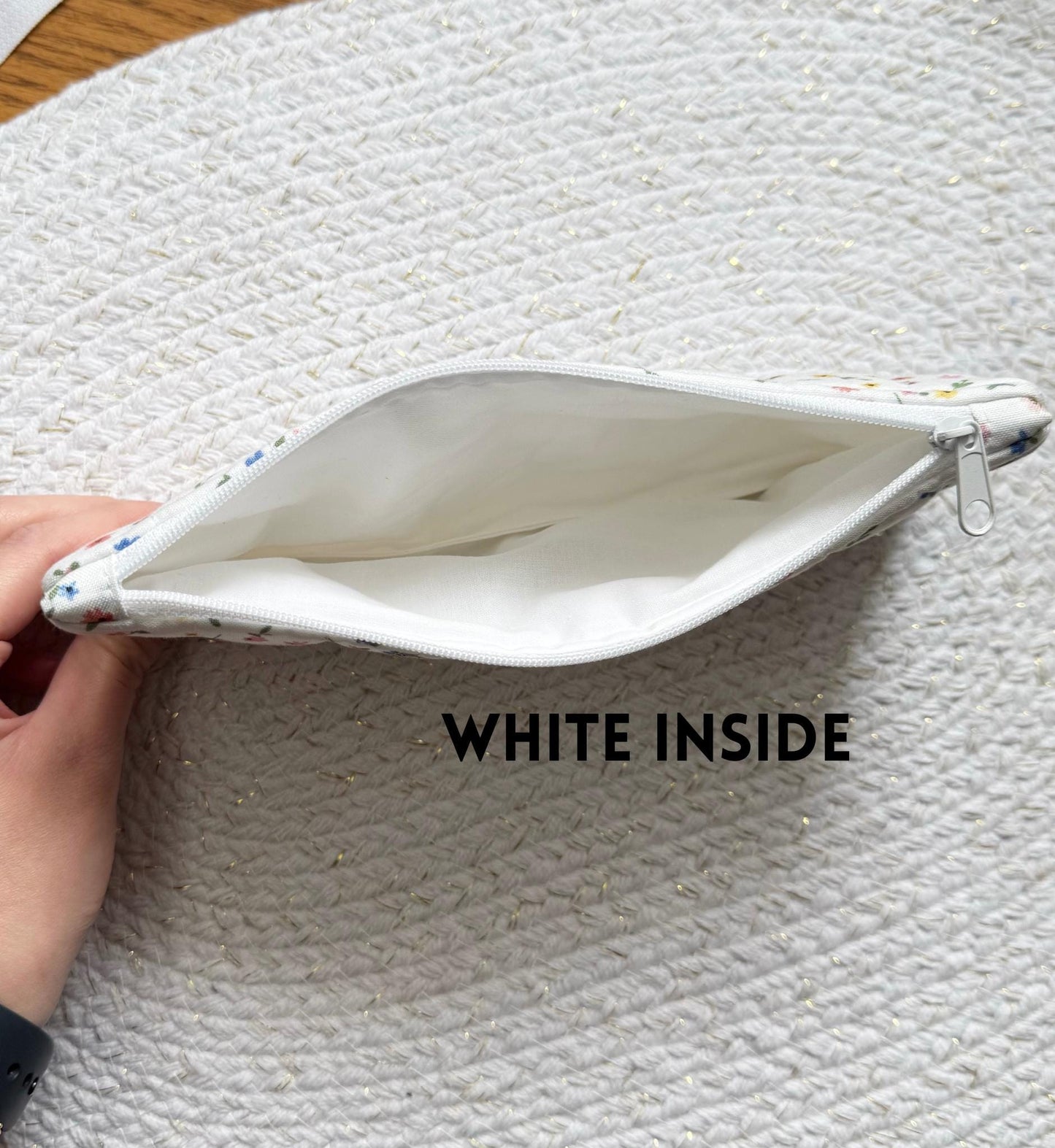 Mini Wildflower Floral Quilted Pencil Case