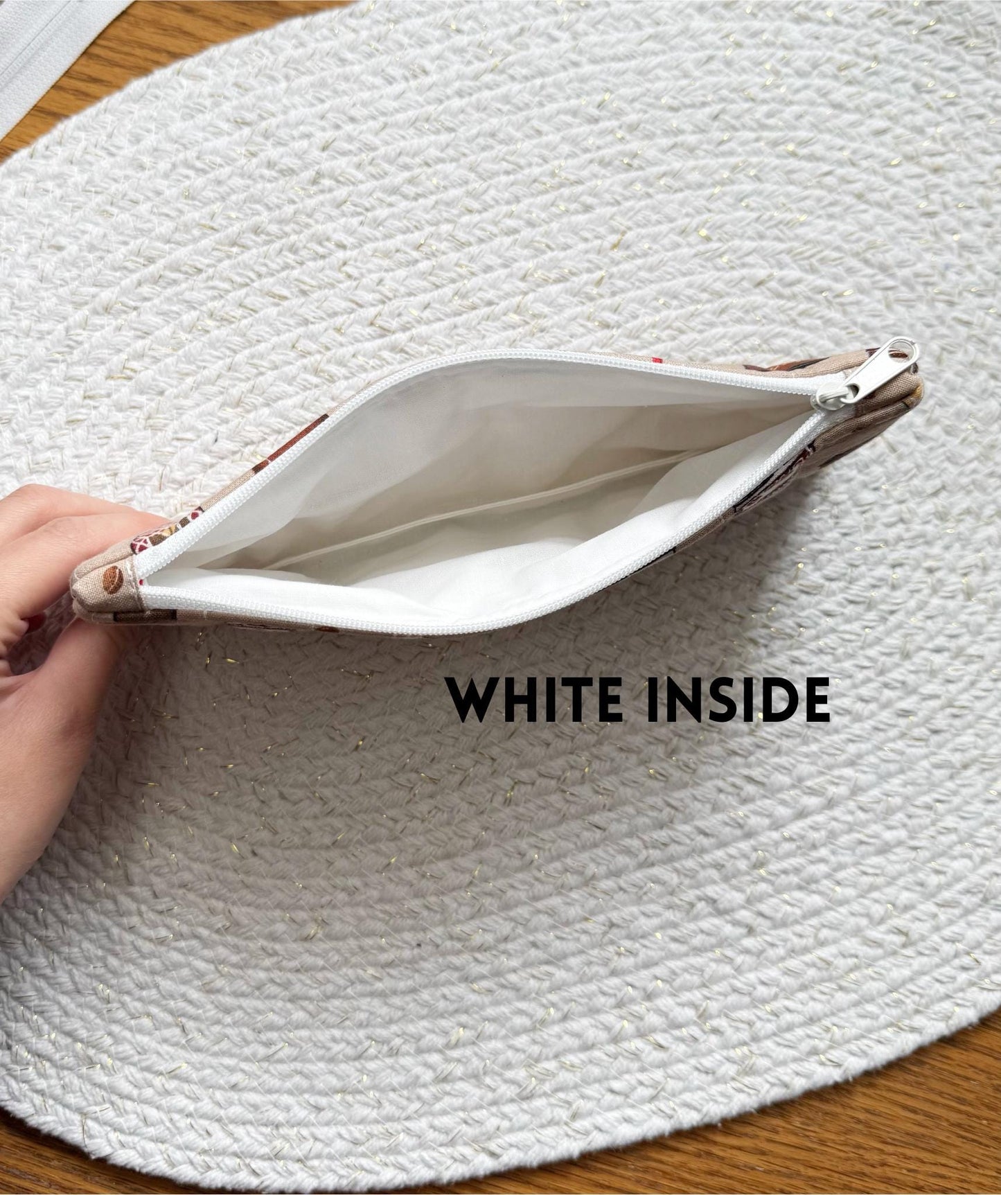 Coffee Lover Quilted Pencil Case